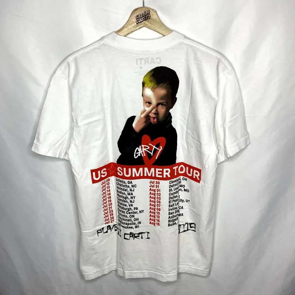 Playboi Carti AWGE Die Lit Chaos Opium Whole Lotta Red Summer Tour Merch Tee M